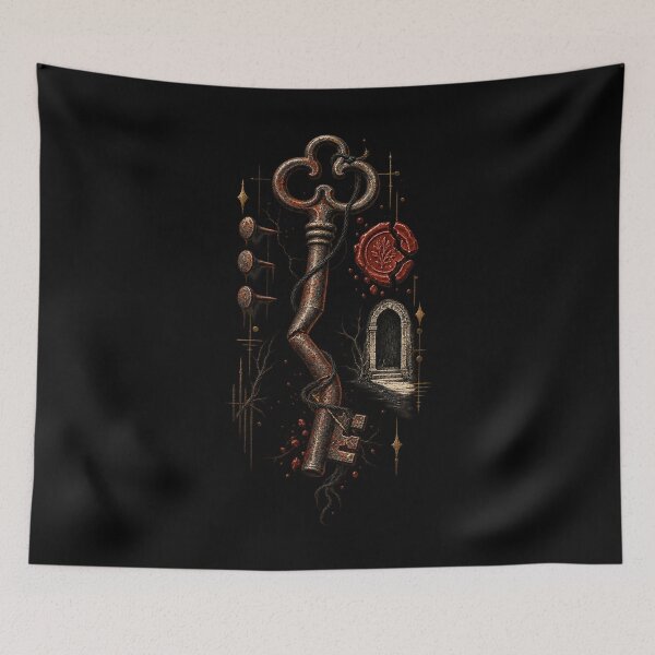 Item preview, The Bent Key – Dark Folklore Omen designed and sold by yagniikd-.