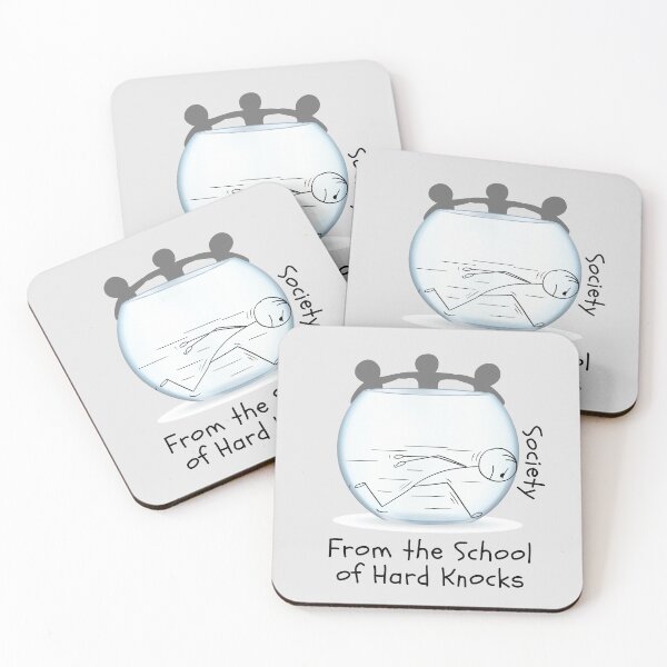 Item preview, Cartoon From the School of Hard Knocks. designed and sold by MPC-Mince-Pies.