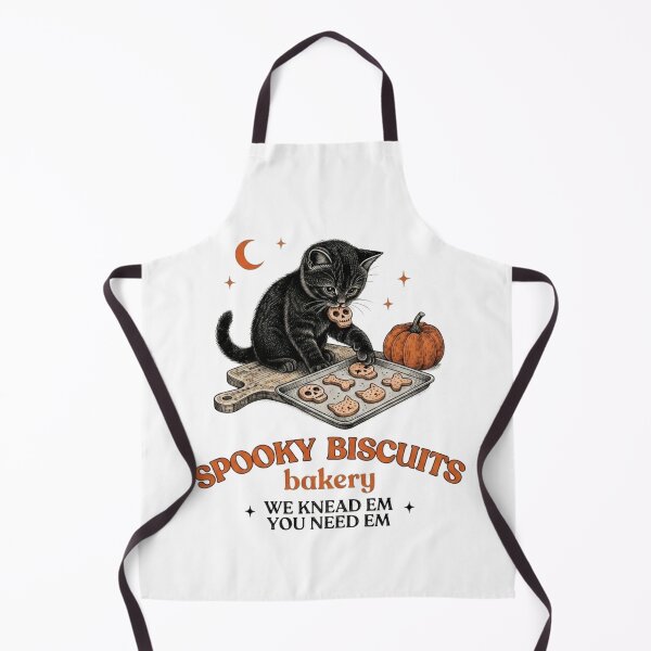 Item preview, Kitty Biscuits Spooky Season Tee Black Cat Halloween Fall Vintage Baking Pumpkin Cat Lover Fall Gift designed and sold by tariancoveghh.