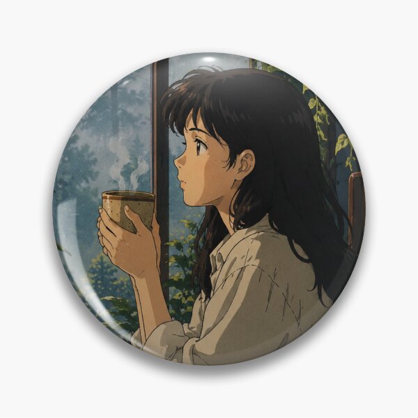 Item preview, Lofi Girl: Botanical Tea Break designed and sold by bapupa.