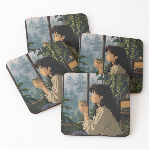 Item preview, Lofi Girl: Botanical Tea Break designed and sold by bapupa.