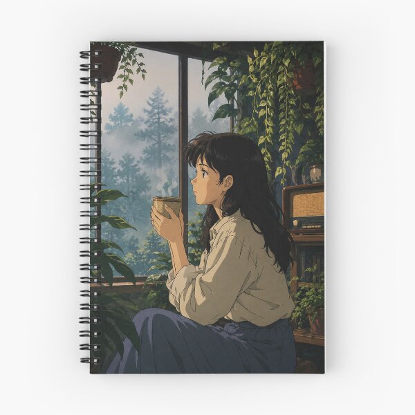 Item preview, Lofi Girl: Botanical Tea Break designed and sold by bapupa.