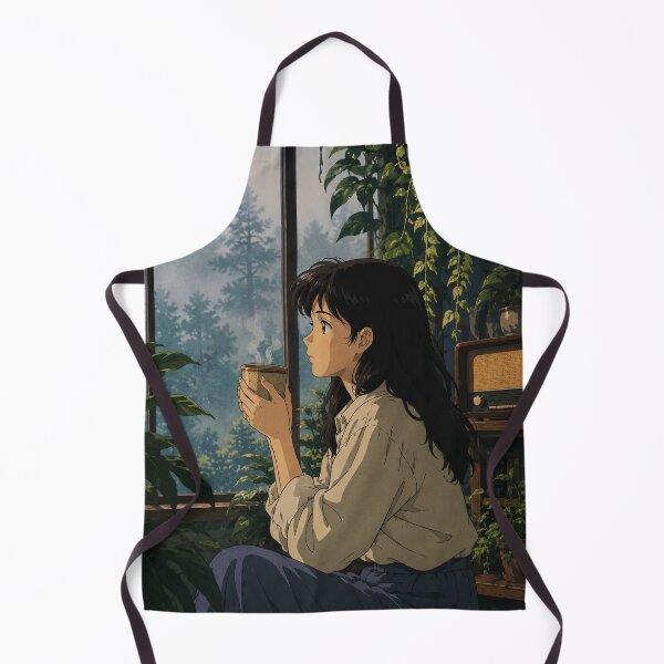 Item preview, Lofi Girl: Botanical Tea Break designed and sold by bapupa.