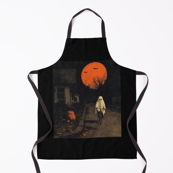 Item preview, Ghost Bicycle Under Orange Moon designed and sold by JenniferC26387.