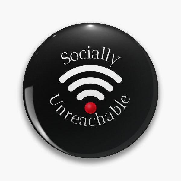 Item preview, Socially Unreachable", "Introvert", aur "Social Battery" designed and sold by alizaussi.