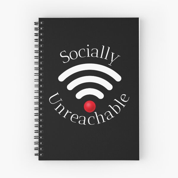 Item preview, Socially Unreachable", "Introvert", aur "Social Battery" designed and sold by alizaussi.