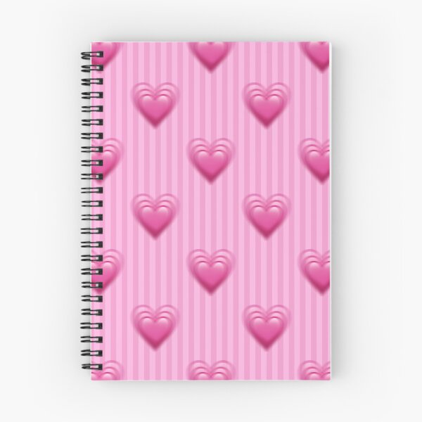 Item preview, Pink Y2K Hearts Striped Pattern designed and sold by jianina-alondra.