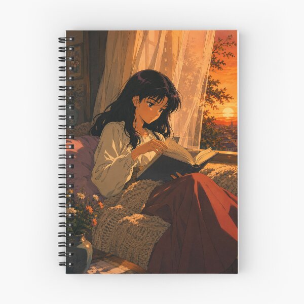 Item preview, Lofi Girl: Golden Hour Reading designed and sold by bapupa.