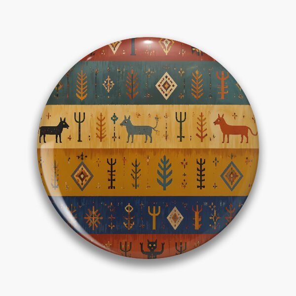 Item preview, Moroccan Tribal Rug Geometric Folk Pattern Boho Decor designed and sold by GrinGalore.