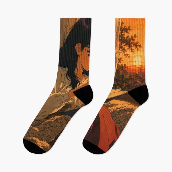 Item preview, Lofi Girl: Golden Hour Reading designed and sold by bapupa.