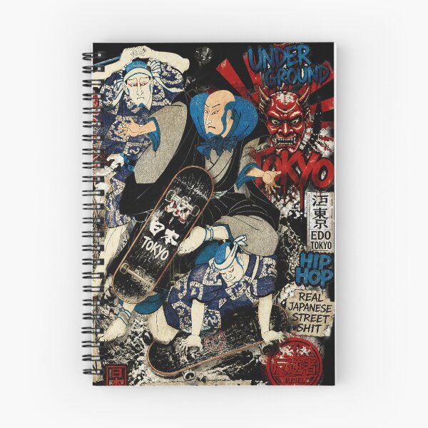 Item preview,     Japanese Ukiyo-e Street Rebels Skateboard Punk Hip Hop Tokyo Underground Culture designed and sold by RhymeArc.