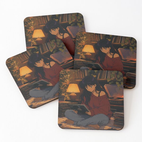 Item preview, Lofi Girl: Midnight Vinyl Spin designed and sold by bapupa.