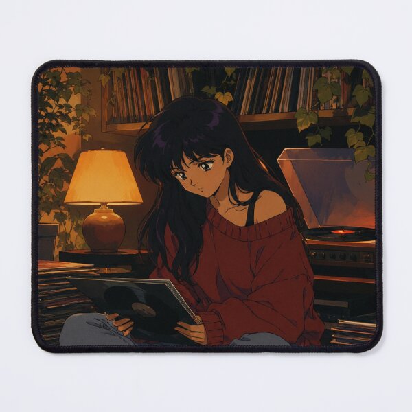 Item preview, Lofi Girl: Midnight Vinyl Spin designed and sold by bapupa.