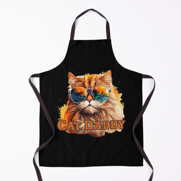 Item preview, Cat Daddy Cool Aviator Sunglasses Orange Fluffy Cat designed and sold by OlyvieArt.