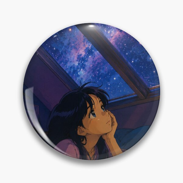Item preview, Lofi Girl: Starry Loft Dreams designed and sold by bapupa.