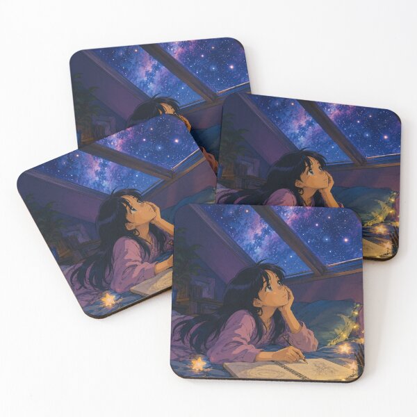 Item preview, Lofi Girl: Starry Loft Dreams designed and sold by bapupa.