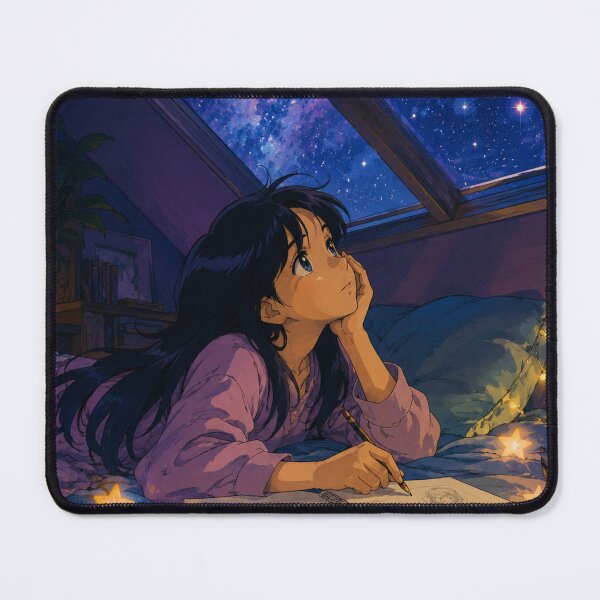 Item preview, Lofi Girl: Starry Loft Dreams designed and sold by bapupa.