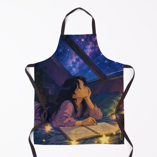 Item preview, Lofi Girl: Starry Loft Dreams designed and sold by bapupa.