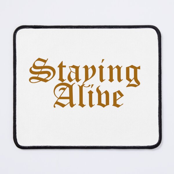Item preview, Staying Alive Skeleton Coffee T-Shirt – Funny Retro Vintage Graphic Tee designed and sold by Artimax-Studio.