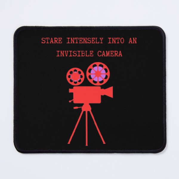 Item preview, Stare Intensely Into Invisible Camera Funny Office Parody designed and sold by Mircea786.
