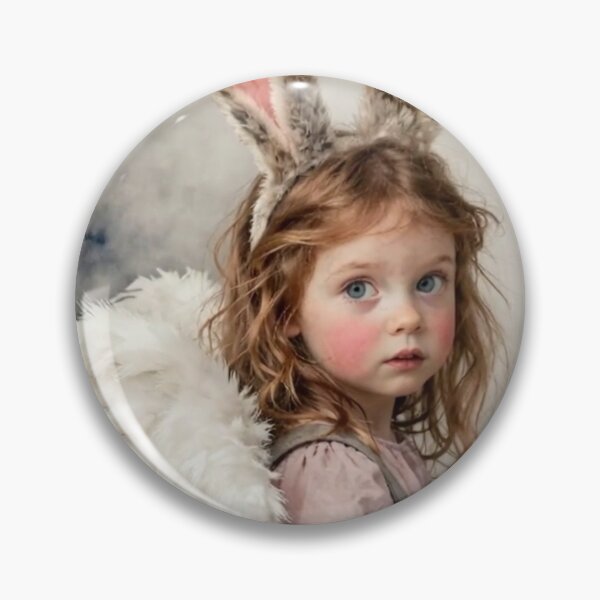 Item preview, Little Angel Bunny – Whimsical Art designed and sold by TrendyVinyl.
