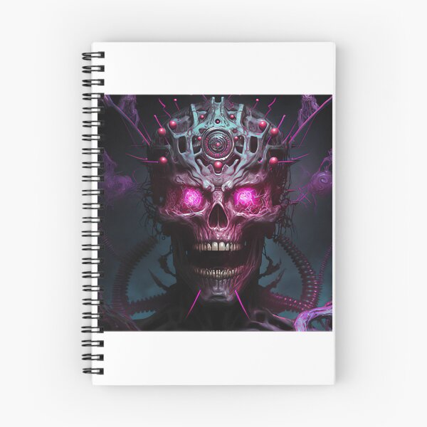 Item preview, Biomechanical Skull Art - Cybernetic Human Anatomy Graphic Design ⭐⭐⭐⭐⭐ designed and sold by Beautyinme.