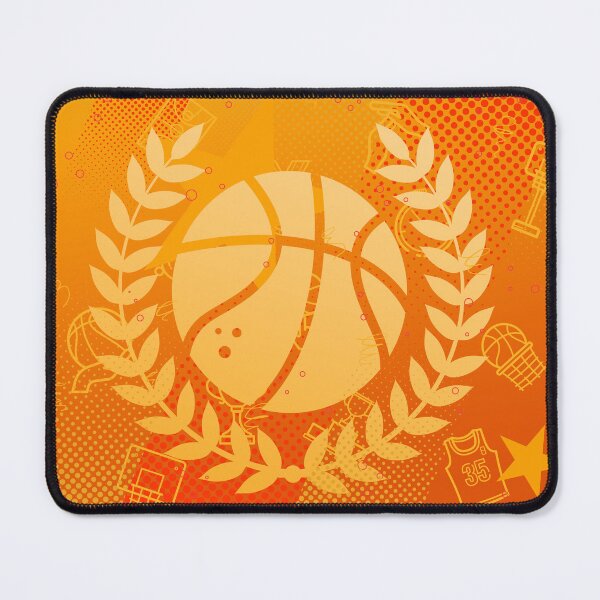 Item preview, Basketball Champion Laurel Wreath Sports Pattern Design designed and sold by chaaval.