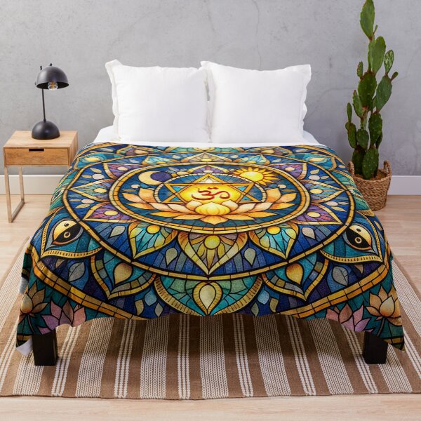 Item preview, Intricate Mandala with Om Symbol designed and sold by LCPcreations.