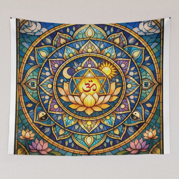 Item preview, Intricate Mandala with Om Symbol designed and sold by LCPcreations.