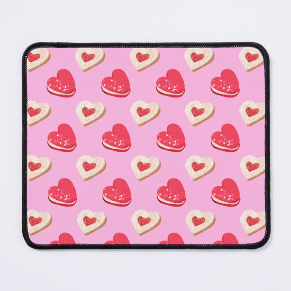 Item preview, Pink Valentine Macarons Heart Cookies Pattern designed and sold by jianina-alondra.