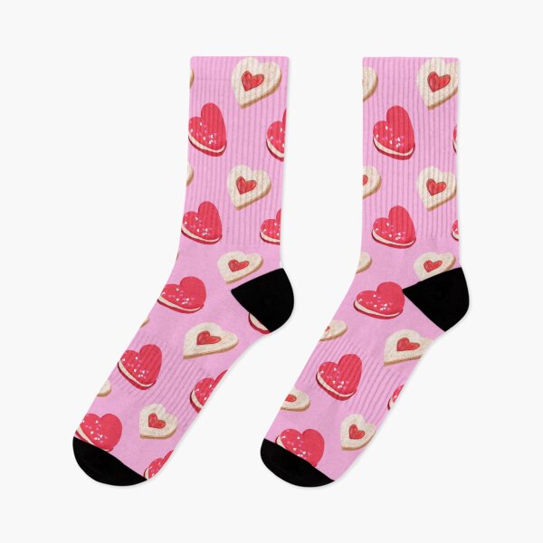 Item preview, Pink Valentine Macarons Heart Cookies Pattern designed and sold by jianina-alondra.