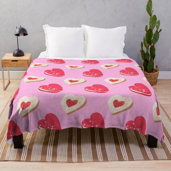 Item preview, Pink Valentine Macarons Heart Cookies Pattern designed and sold by jianina-alondra.
