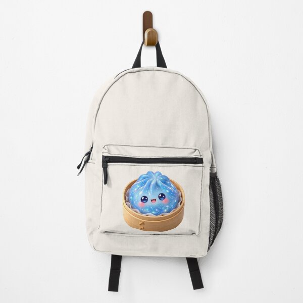 Item preview, Kawaii Sparkling Blue Dumpling In A Steamer| Cute Glitter Asian Bao Bun Food designed and sold by Moons Studio.