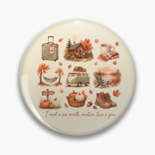 Item preview, I Need A Six Month Vacation Twice A Year Vector T-Shirt Design - Autumn Watercolor Fall Travel Clipart Graphic designed and sold by Rabu10.