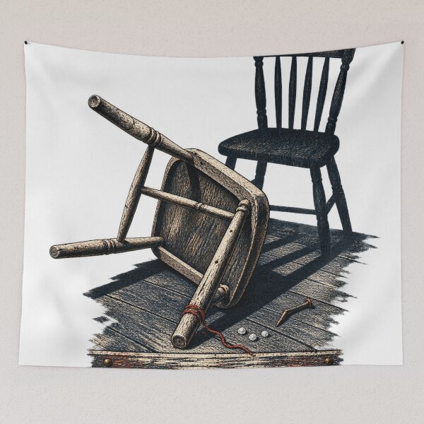 Item preview, The Empty Chair – Unseen Presence Omen designed and sold by yagniikd-.