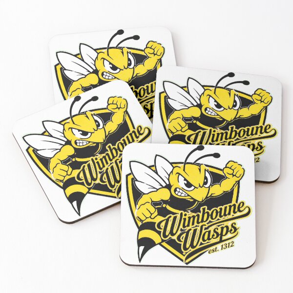 Item preview, Yellow Jacket Wasp Mascot Sports Emblem designed and sold by Zedeye.