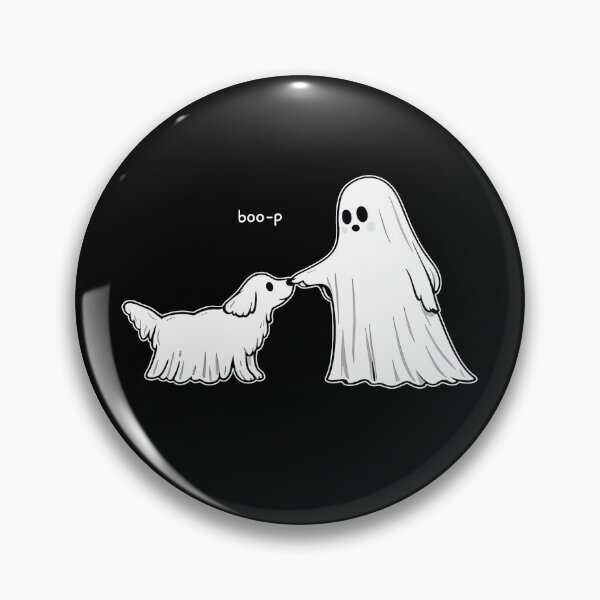 Item preview, Boo-P Ghost Dog designed and sold by seektopus.