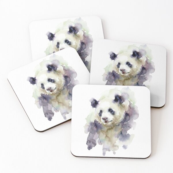 Item preview, Panda Portrait, Sage and Mauve designed and sold by caracatita75.