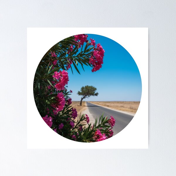 Item preview, Scenic Route Pink Floral Frame designed and sold by Petal-Path.