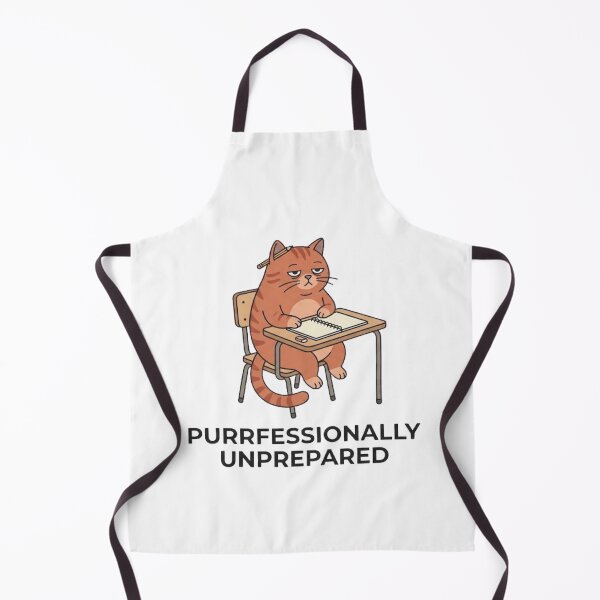 Item preview, Purrfessionally Unprepared - Cat Design designed and sold by RunningWhiskers.