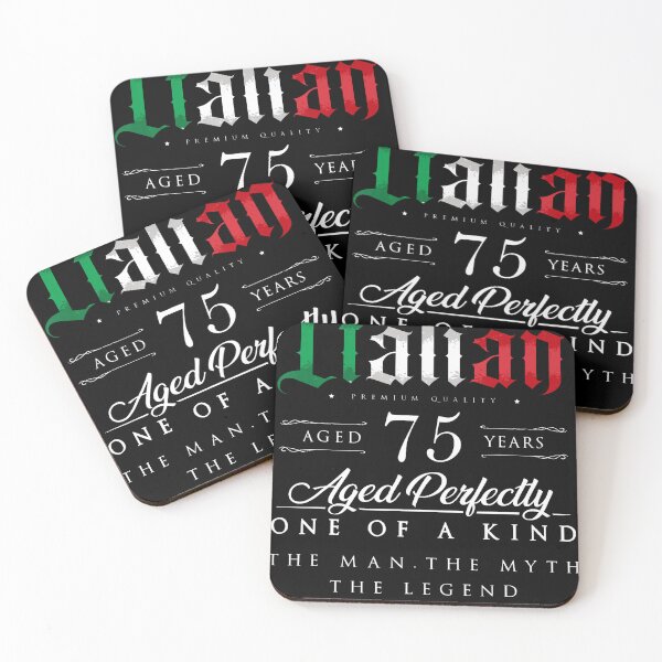 Item preview, 75Th Birthday Gift Italian Age 75 Years Old Born In Italy designed and sold by ColleenOH.