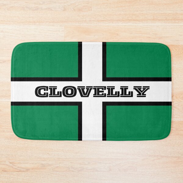 Artikelvorschau, Clovelly Kopfsteinpflasterstraßen Devon Flagge entworfen und verkauft von S-and-W-4ever.