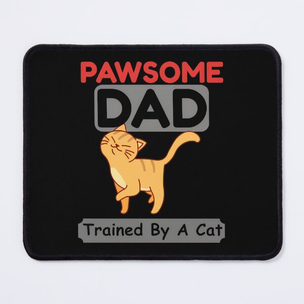 Item preview, Pawsome Dad Cat Illustration Graphic designed and sold by OlyvieArt.