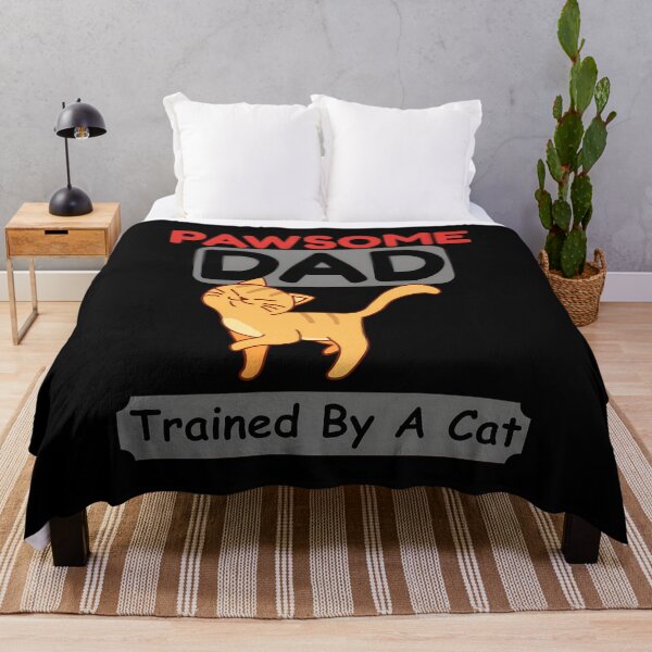 Item preview, Pawsome Dad Cat Illustration Graphic designed and sold by OlyvieArt.