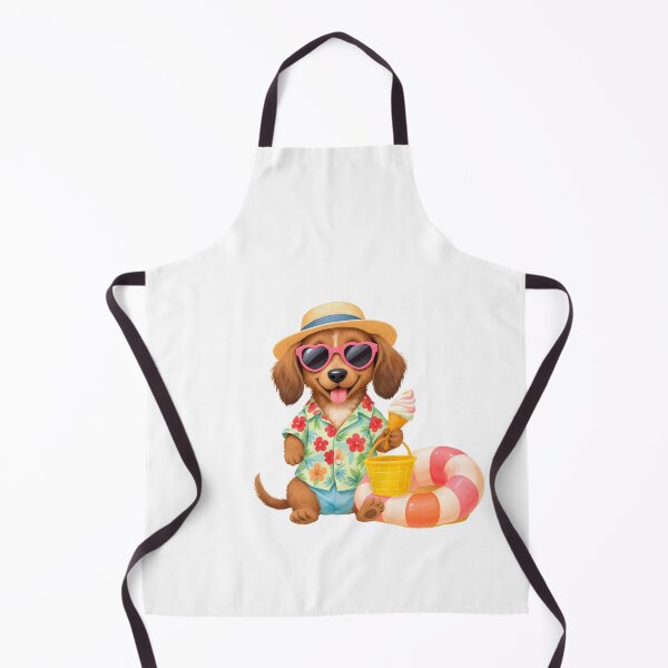 Item preview, Beach Dachshund Art designed and sold by Kedspicedesign.