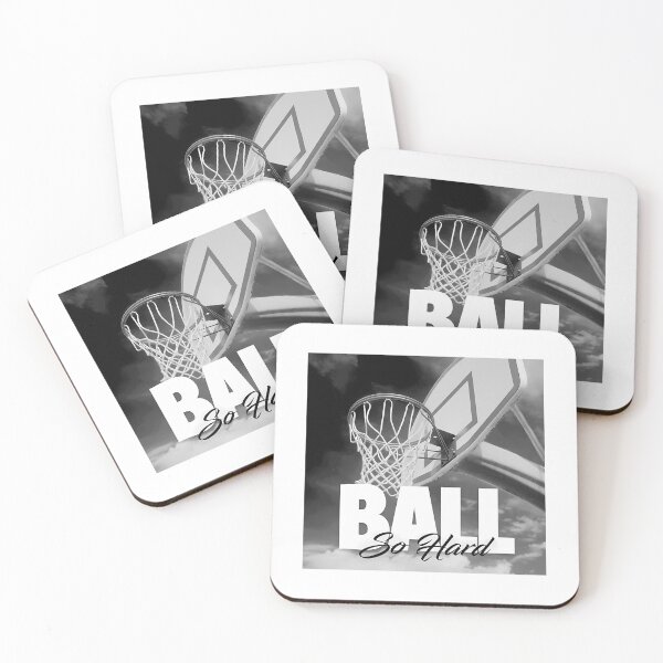 Item preview, Black And White Ball So Hard Vintage Art designed and sold by RoumiArtf.