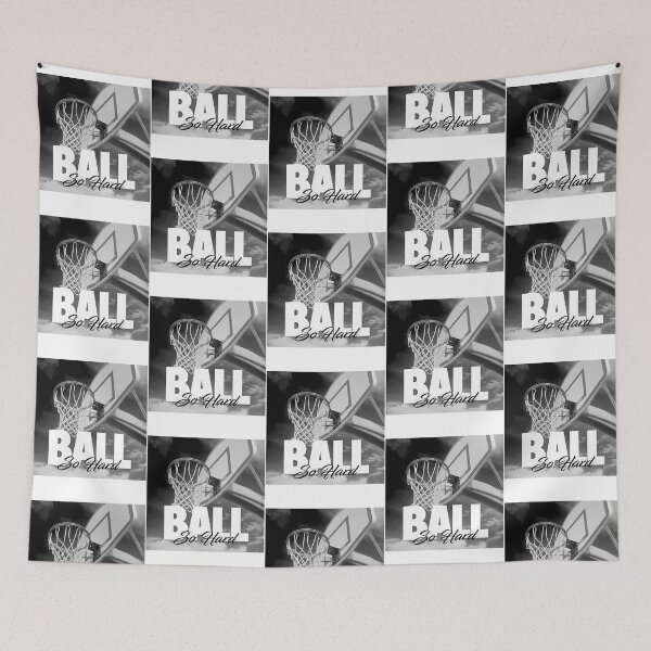 Item preview, Black And White Ball So Hard Vintage Art designed and sold by RoumiArtf.
