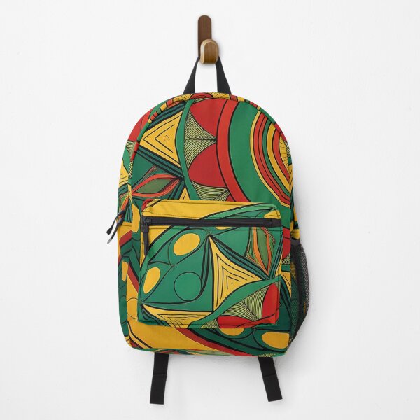 Item preview, African abstract in red,green and yellow designed and sold by Photopat.