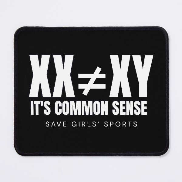 Item preview, It's Common Sense XX is Different to XY Save Girls Sports Statement designed and sold by PROPera-design.