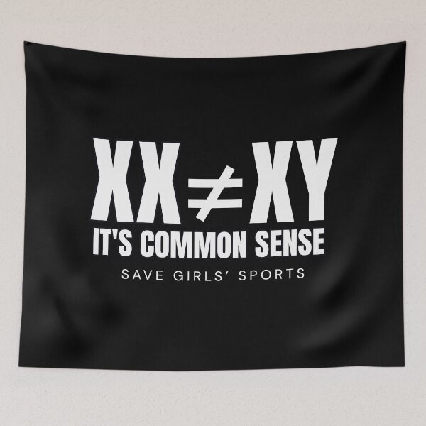 Item preview, It's Common Sense XX is Different to XY Save Girls Sports Statement designed and sold by PROPera-design.